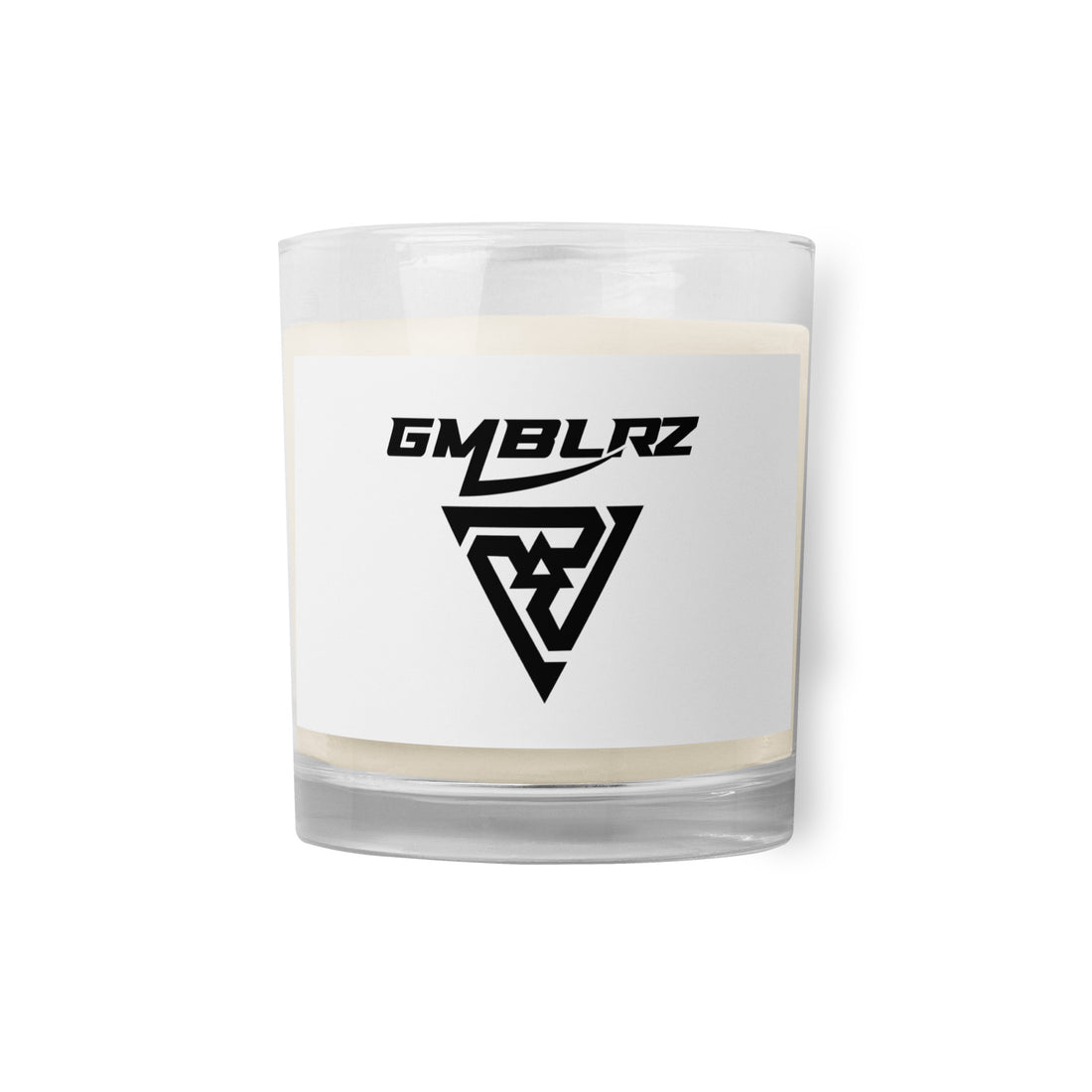 Glass jar soy wax candle