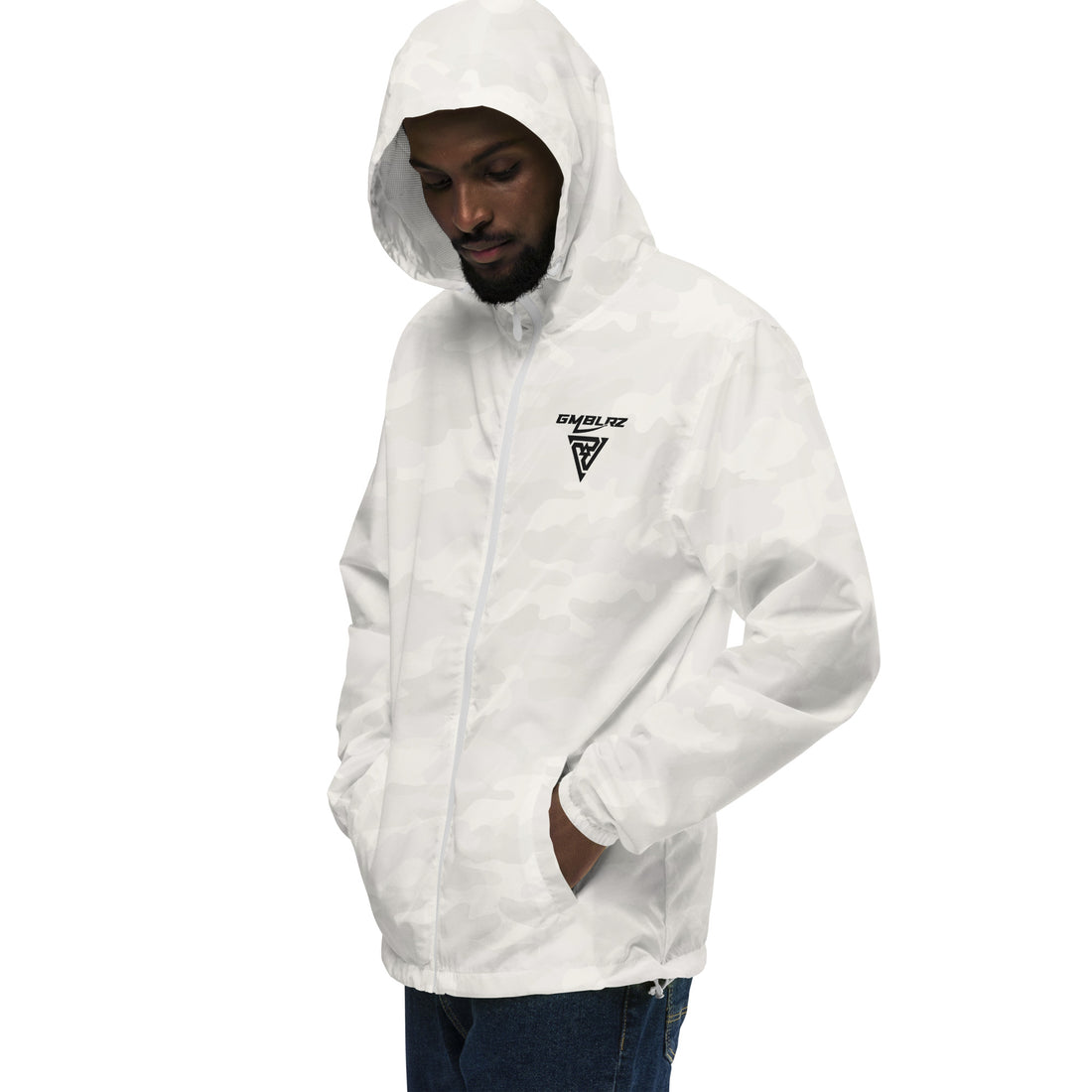 Unisex lightweight zip up windbreaker