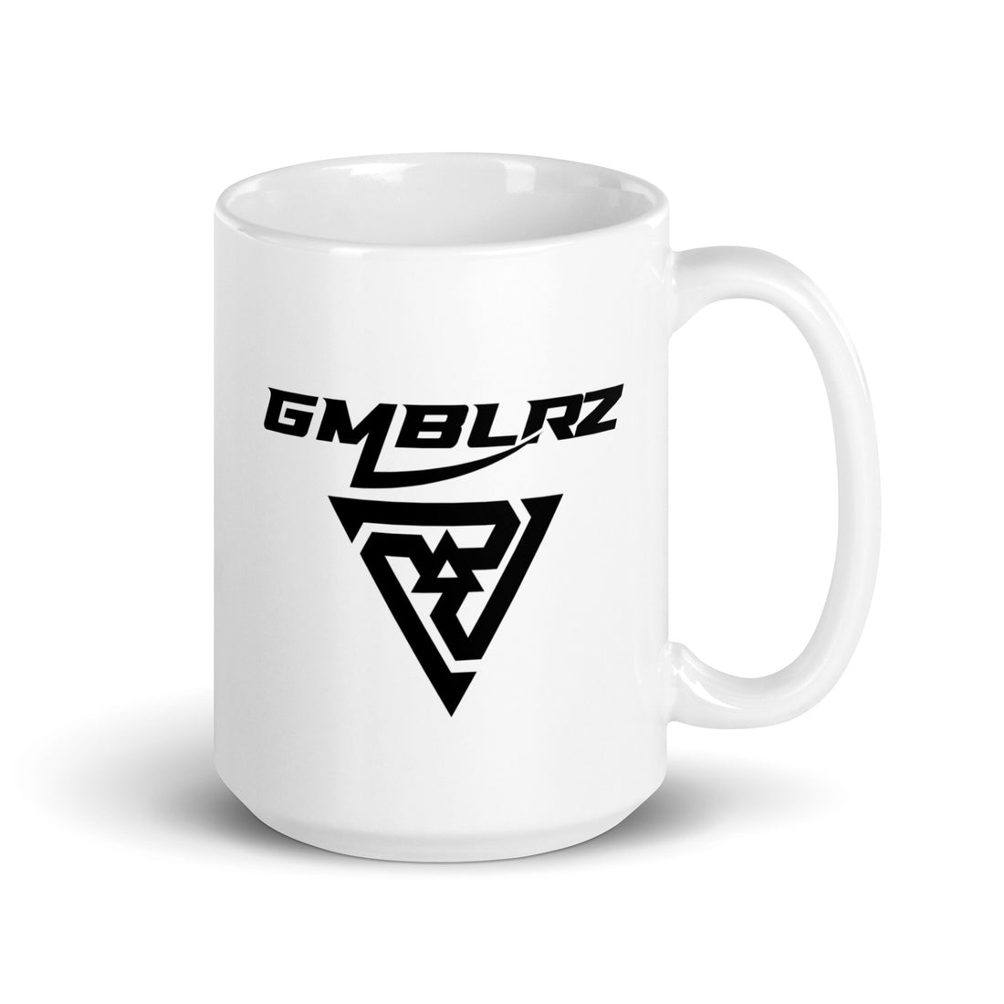 White glossy mug